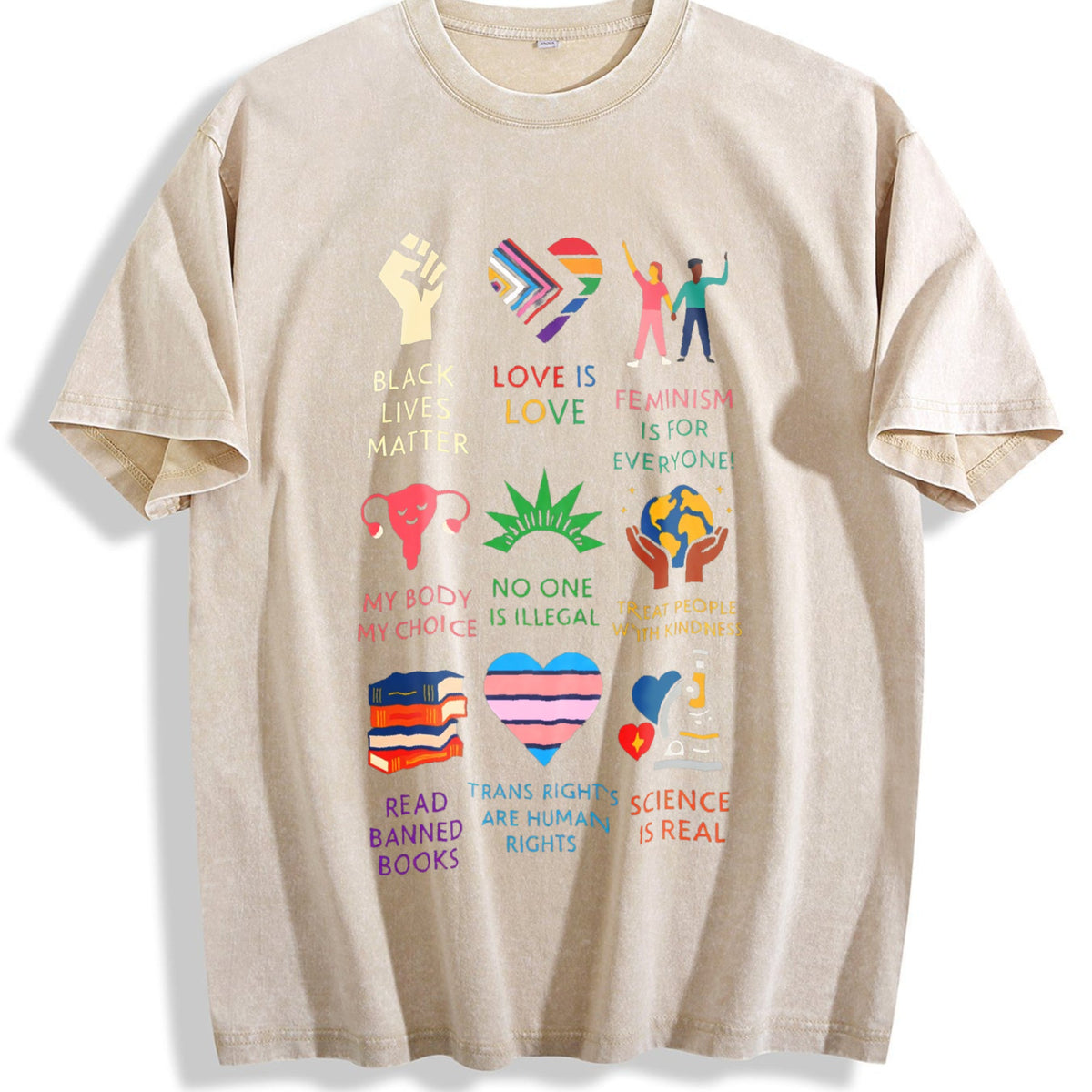 Big-fan-of-human-rights Abolish Ice Vintage Washed T-Shirt product image 1