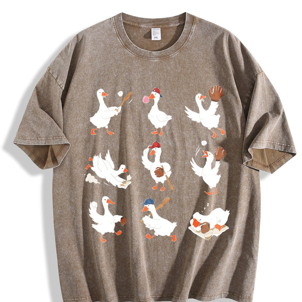 Silly Goose Baseball Vintage Washed T-Shirt product image 3