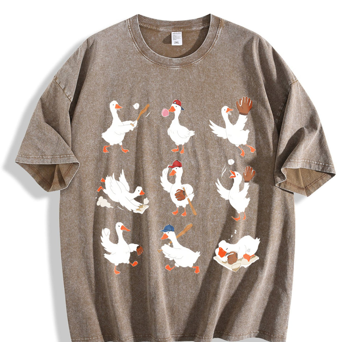 Silly Goose Baseball Vintage Washed T-Shirt product image 3