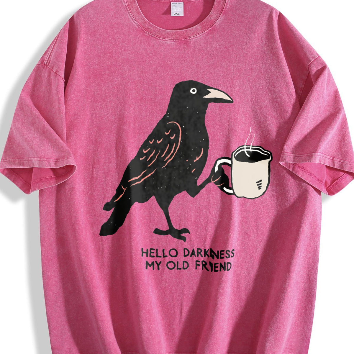 Hello Darkness My Old Friend Vintage Washed T-Shirt product image 5