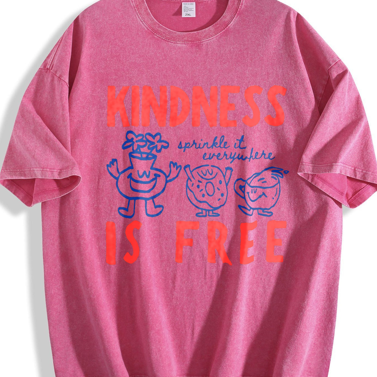 Kindness Is Free Vintage Washed T-Shirt product image 5