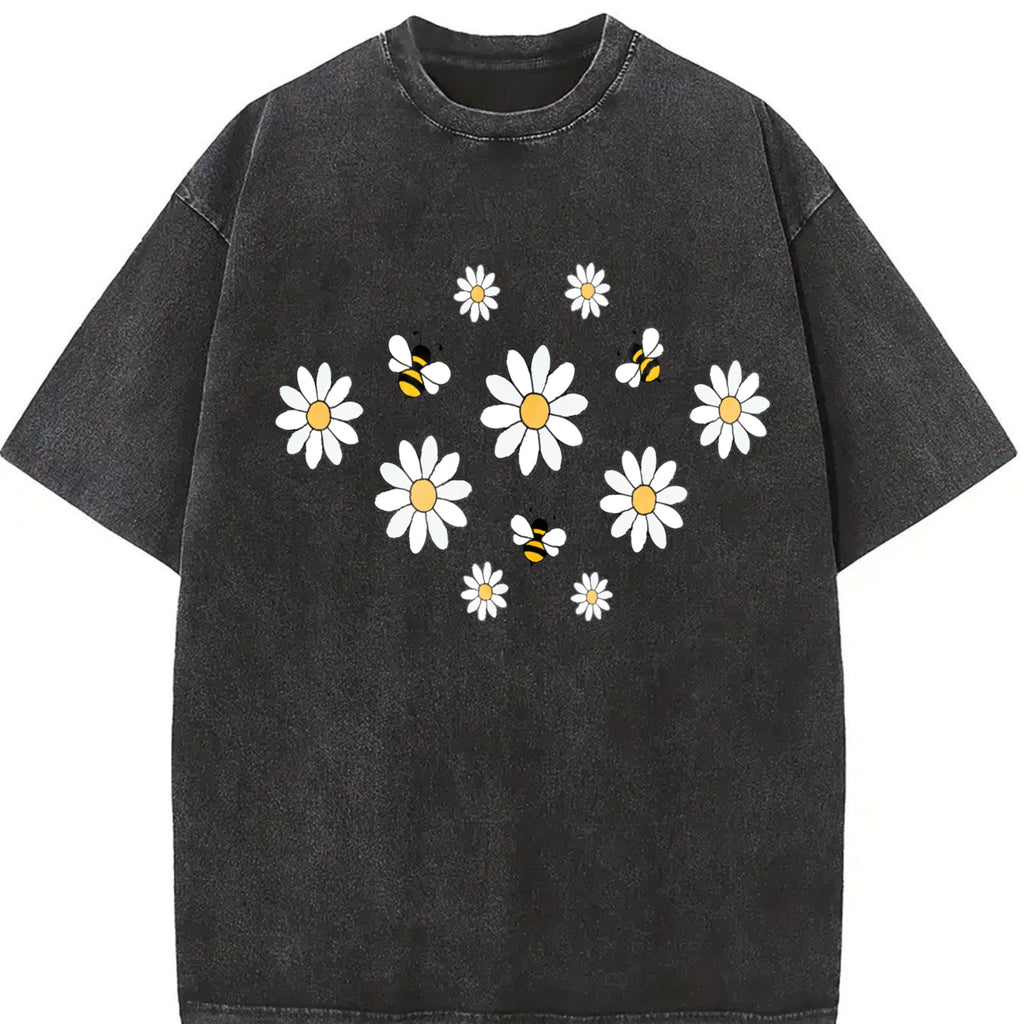 Daisy 90s Vintage Washed T-Shirt product image 2