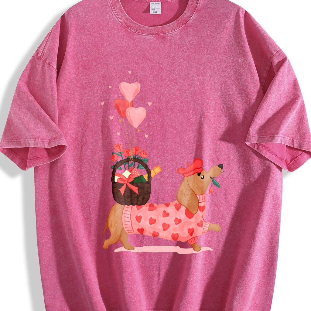 Valentine's Day Vintage Washed T-Shirt product image 7