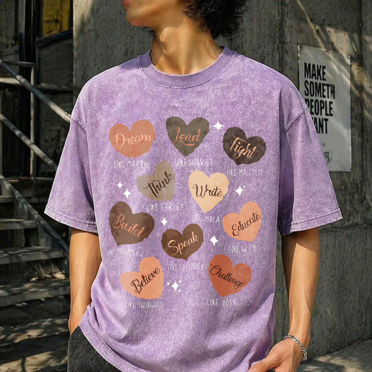 Celebrating Black History Vintage Washed T-Shirt product image 6