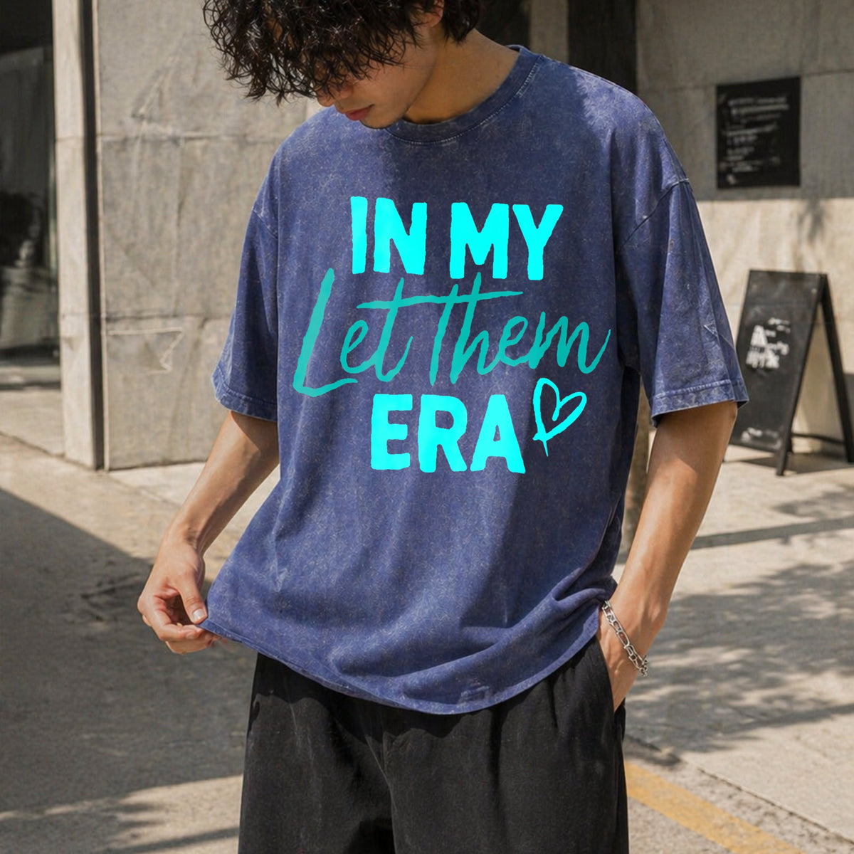 In My Let Them Era Vintage Washed T-Shirt product image 8