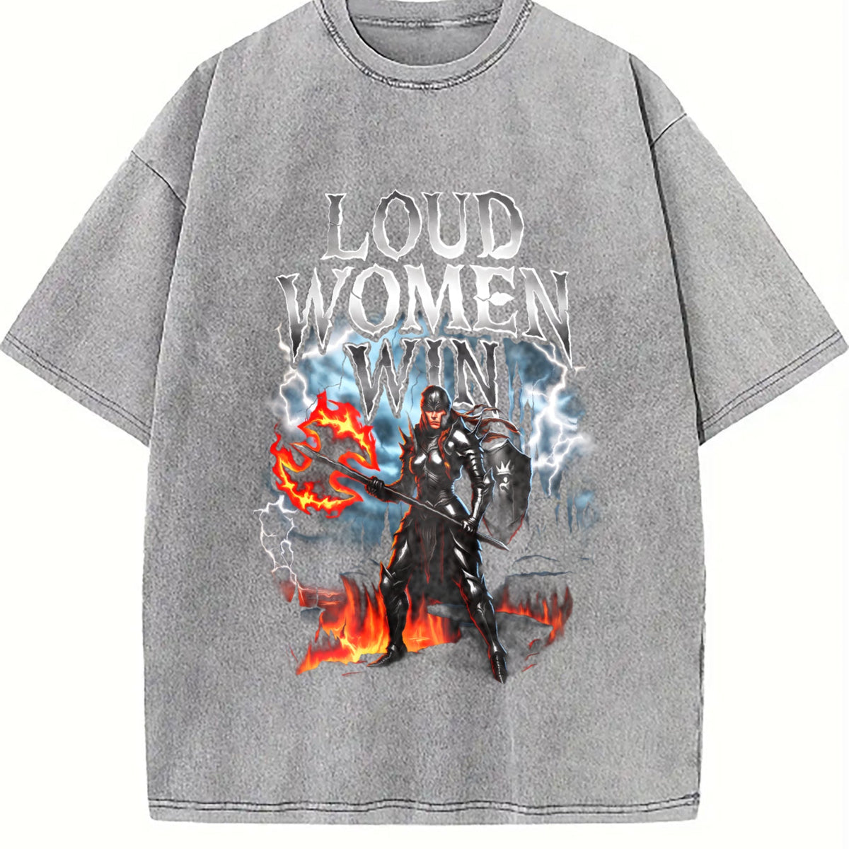 Loud Win 90s Vintage Washed T-Shirt product image 5