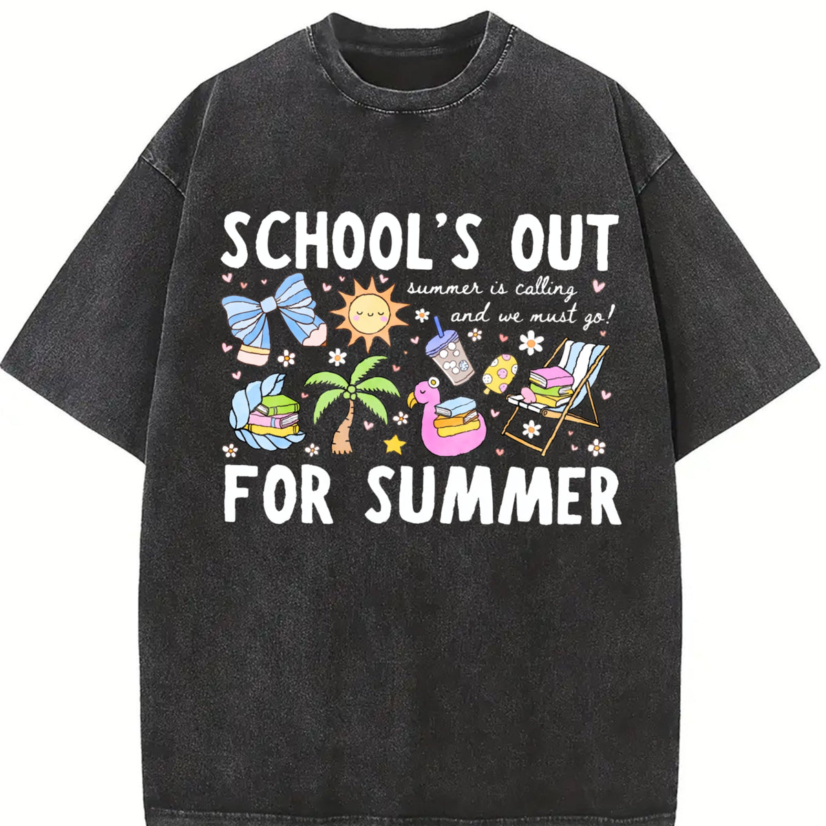 School's Out for Summer Vintage Washed T-Shirt product image 2
