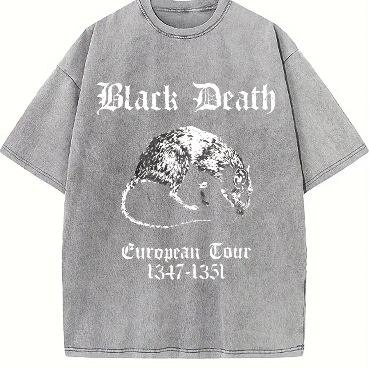 Waxprinted Vintage Washed T-Shirt product image 4