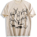 Deer 90s Tattoo Vintage Washed T-Shirt product image 1