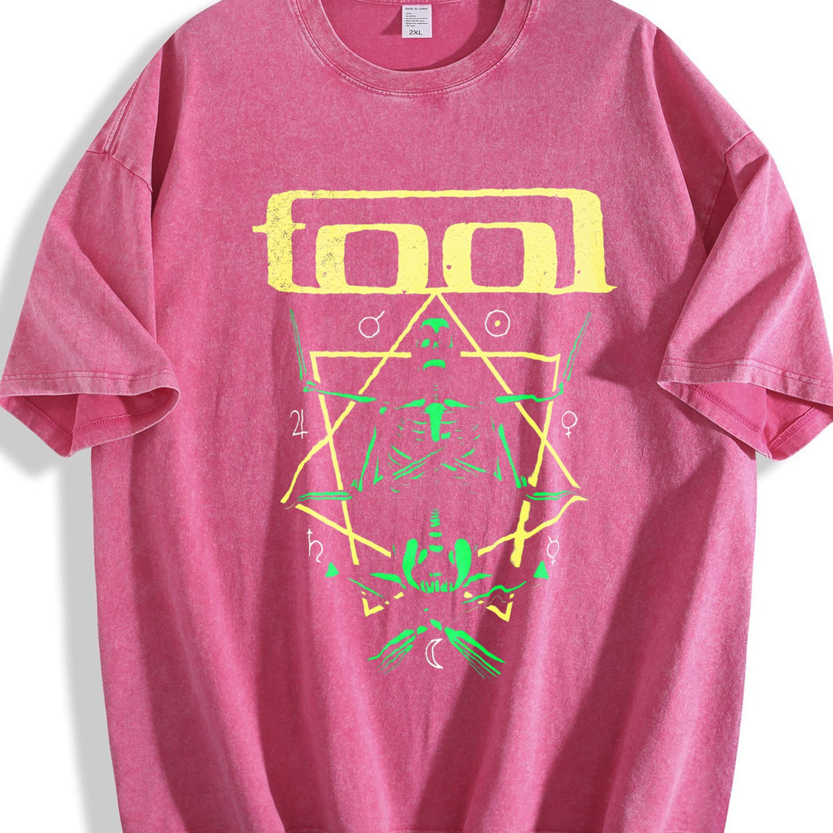 Ewh Rock Tool Band Theme Vintage Washed T-Shirt product image 5