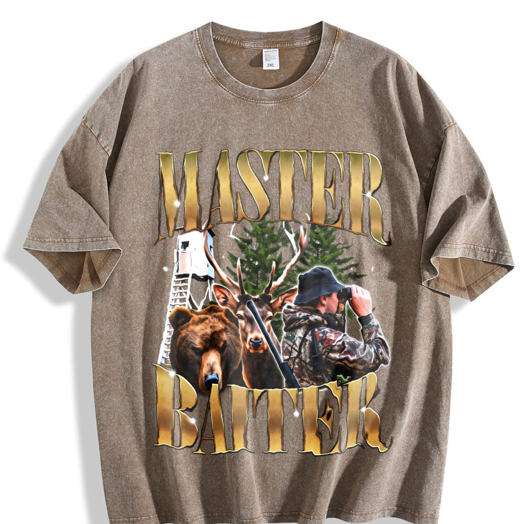 Master Baiter Hunter Vintage Washed T-Shirt product image 3