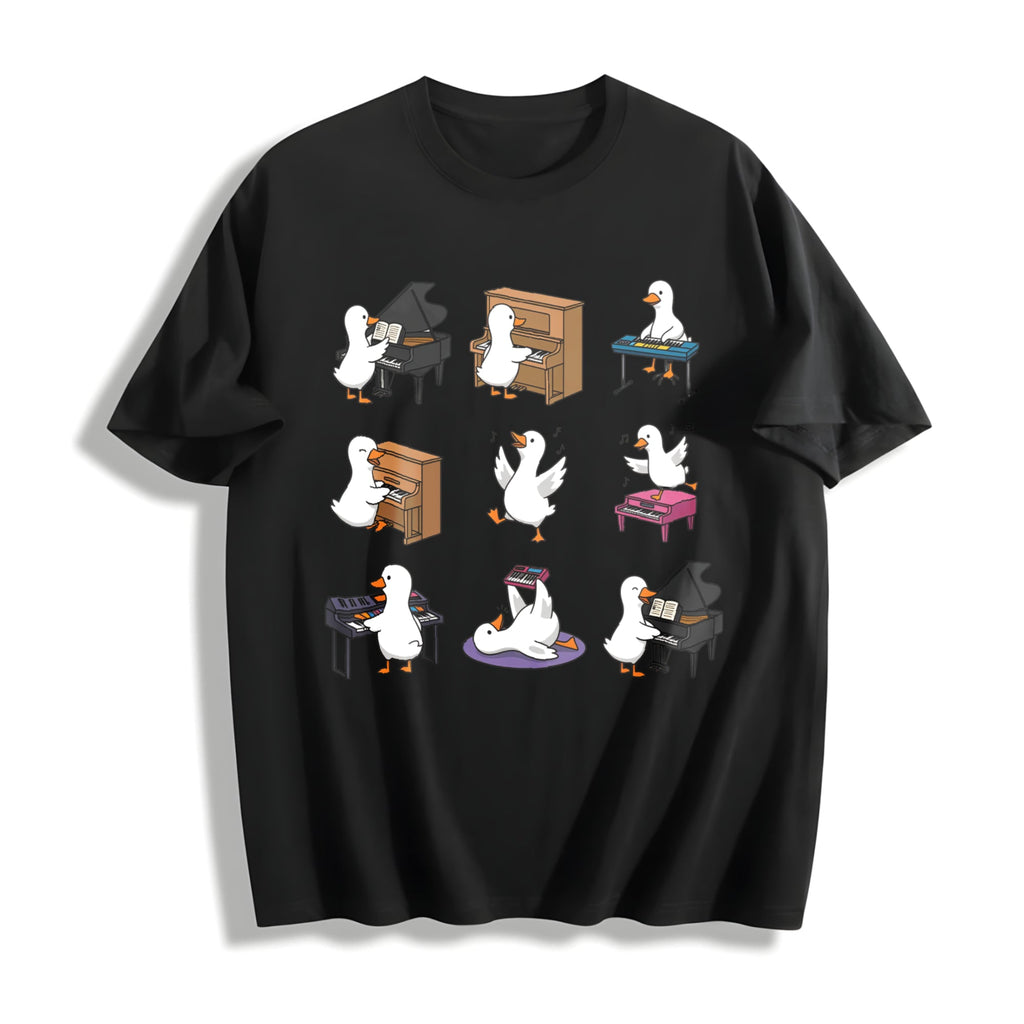 Funny Goose Piano Cotton T-Shirt product image 1