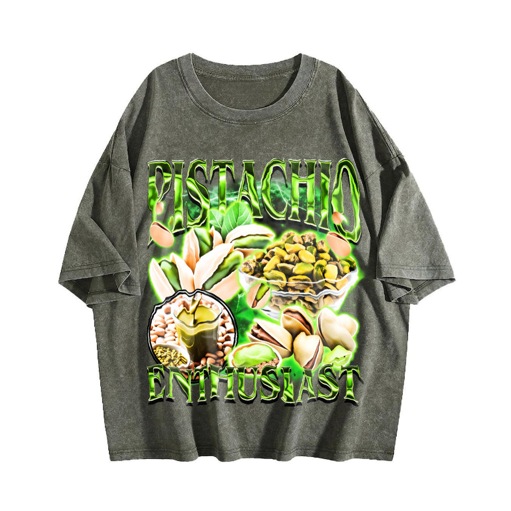 Pistachio Enthusiast 90s Vintage Washed T-Shirt product image 4