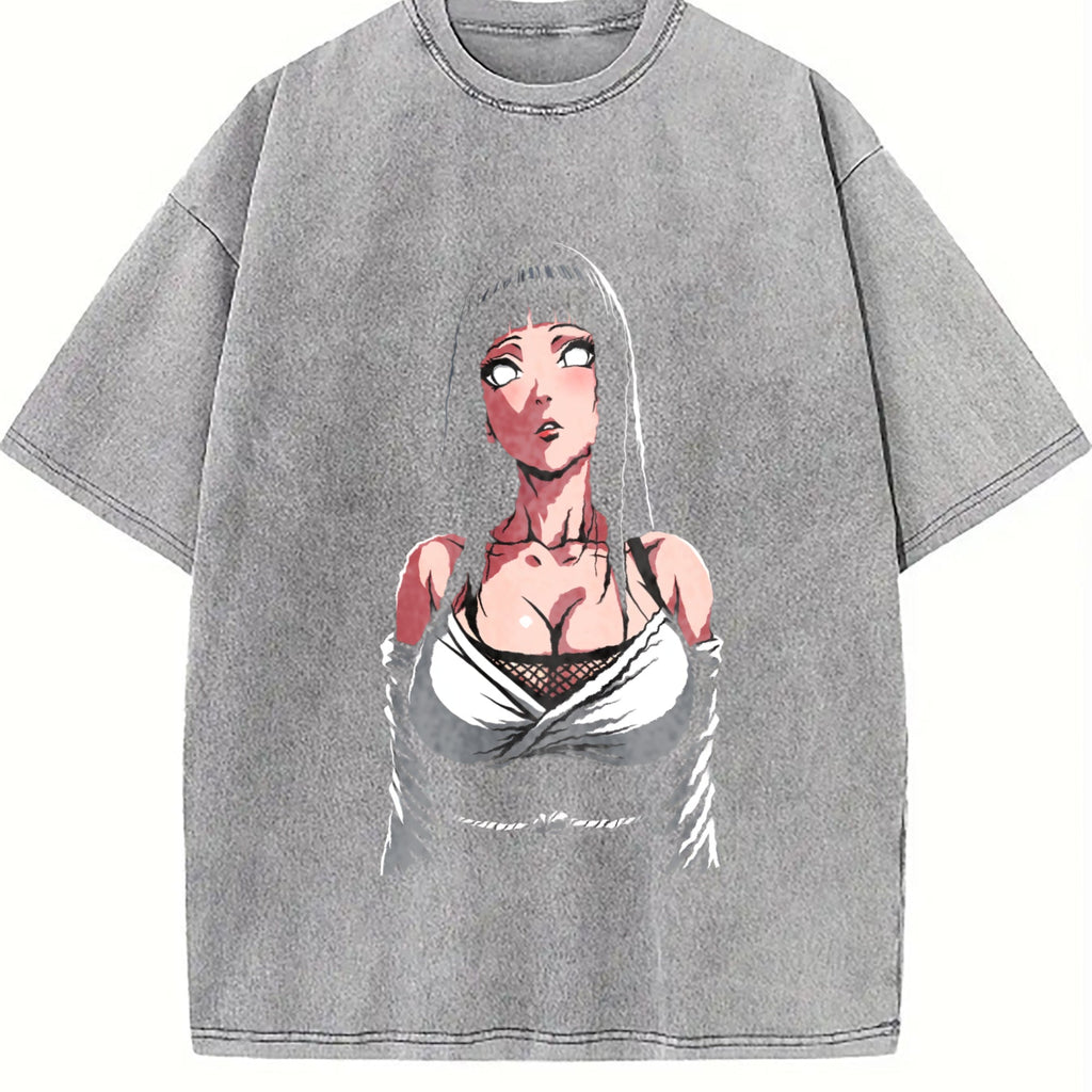 Hinata Hyuga - Anime Manga Vintage Washed T-Shirt product image 4