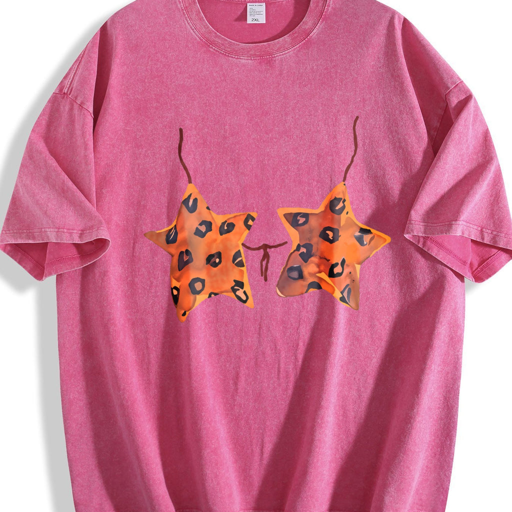 Leopard Star Vintage Washed T-Shirt product image 7