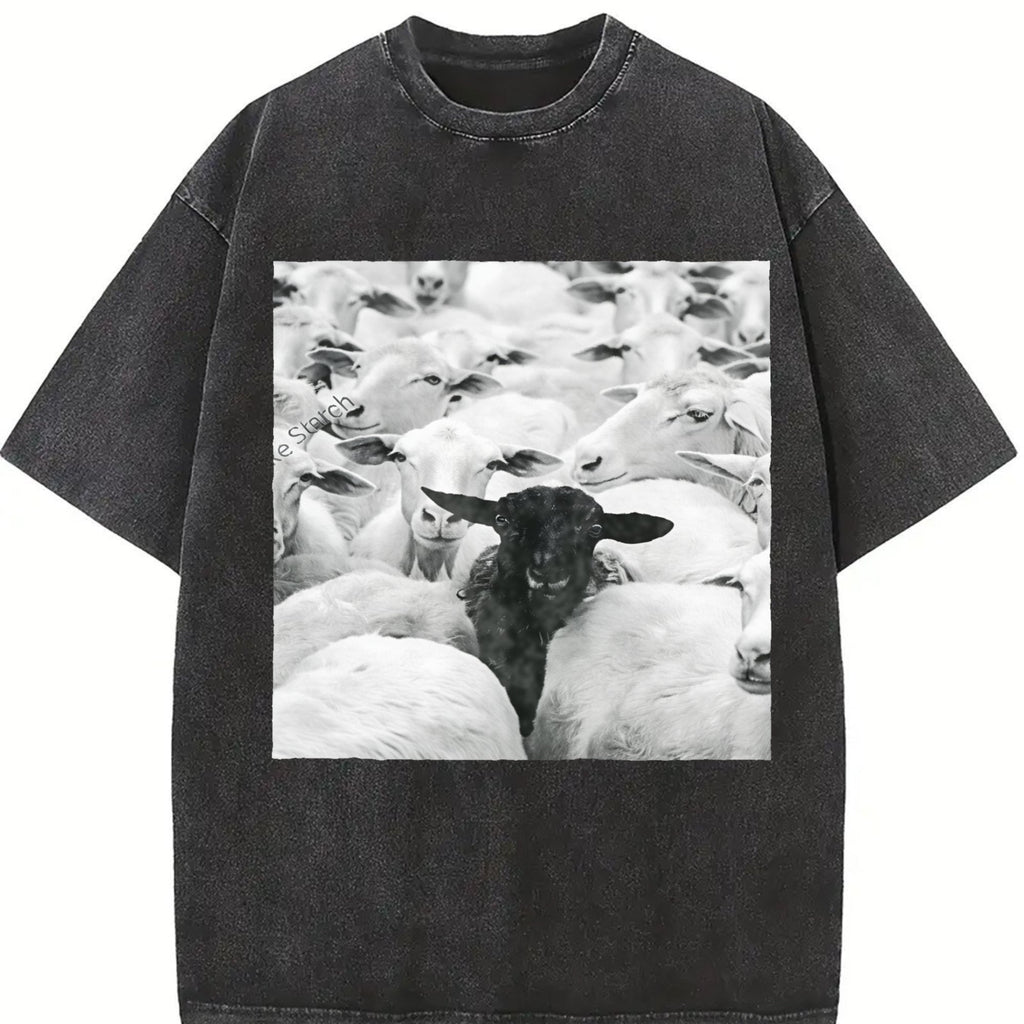 Black Sheep in the Flock Vintage Washed T-Shirt product image 2