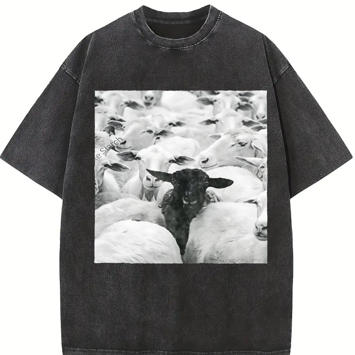 Black Sheep in the Flock Vintage Washed T-Shirt product image 2