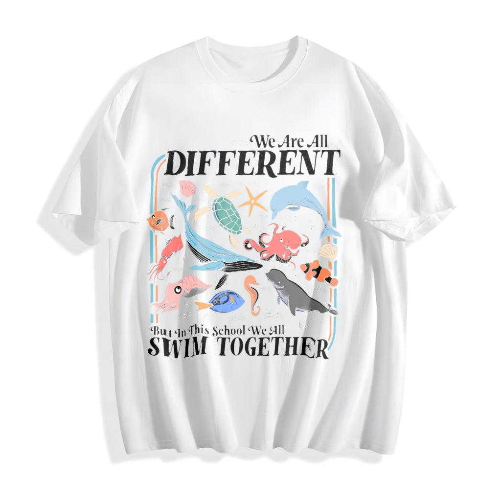 We Are All Different Swim Together Teacher Back To School product image 2