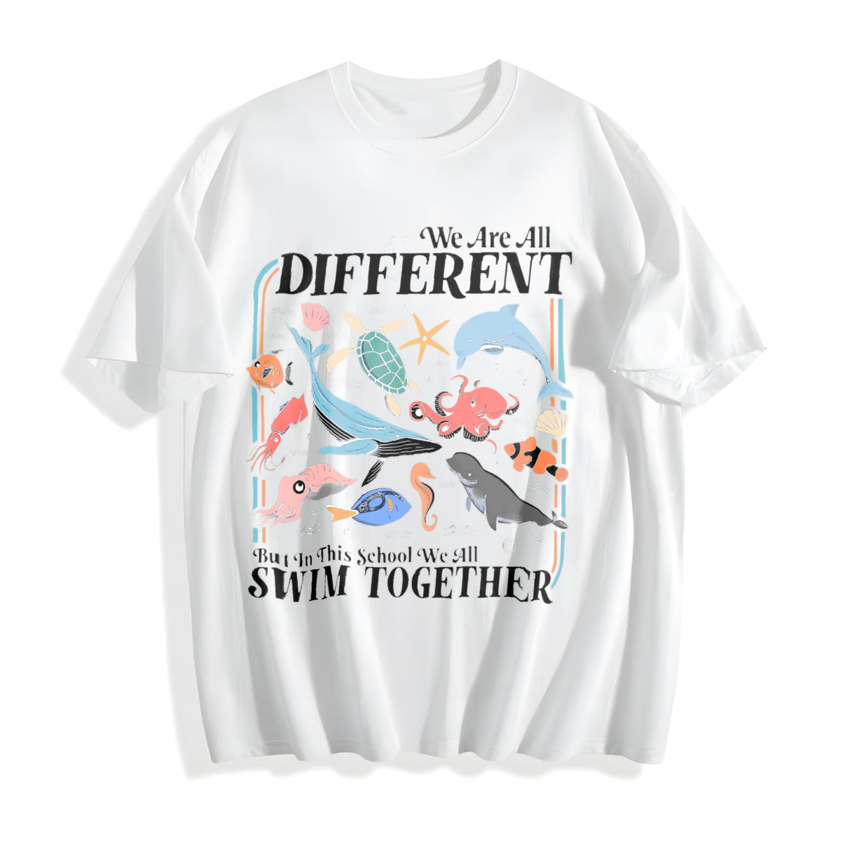 We Are All Different Swim Together Teacher Back To School product image 2