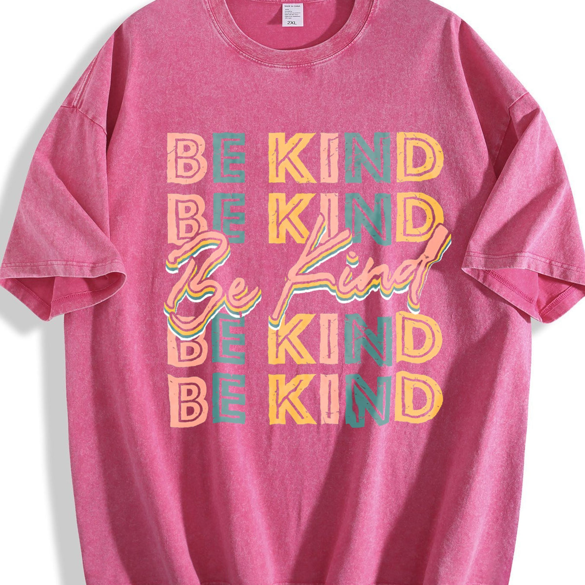 80s Inspired 'be Kind' With Vibrant Colors Turquoise product image 7