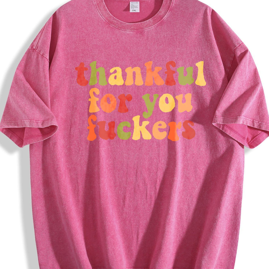 Thankful For You Fuckers Vintage Washed T-Shirt product image 5