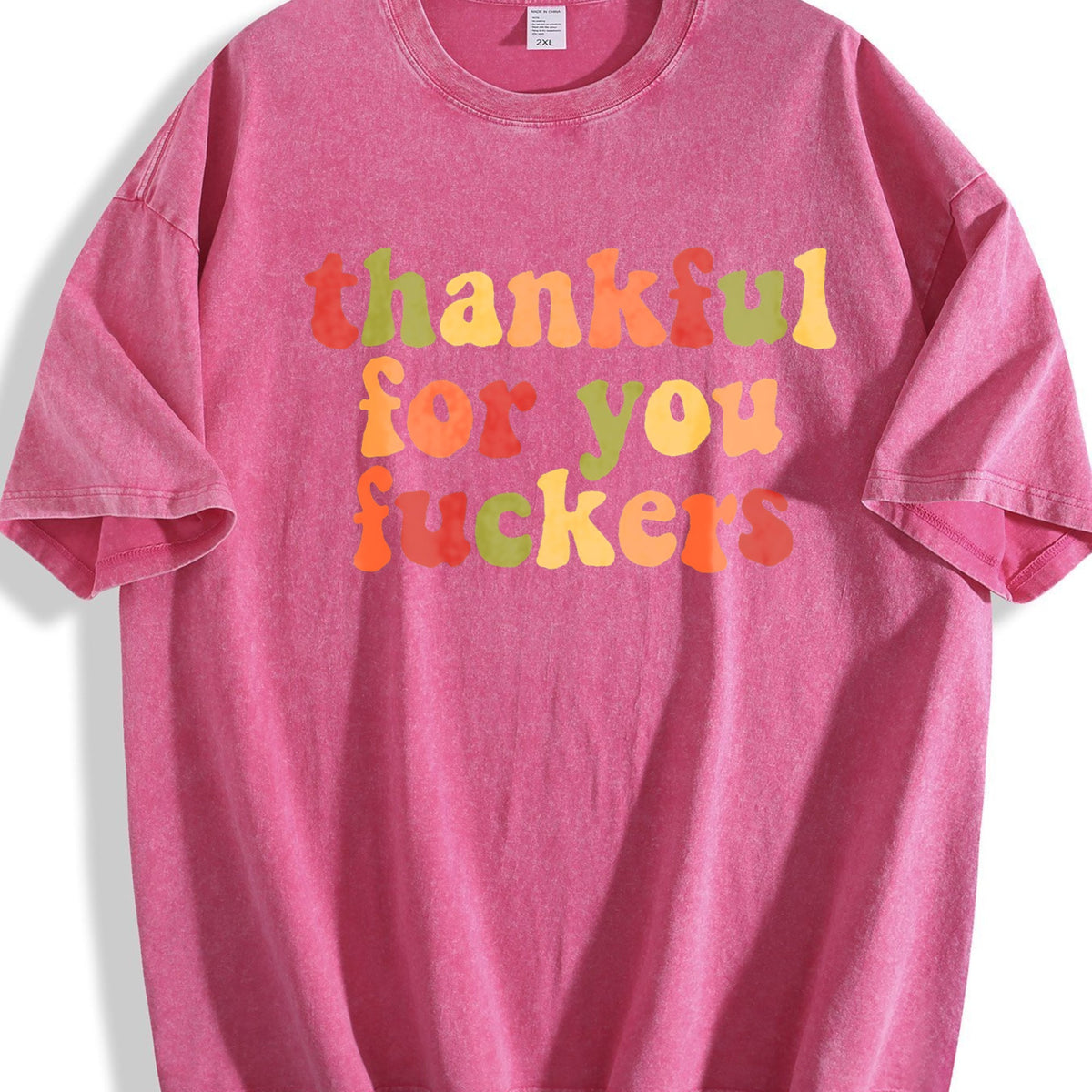 Thankful For You Fuckers Vintage Washed T-Shirt product image 5