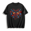 Bohemian Folk Art - Heart & Leaf Cotton T-Shirt product image 1