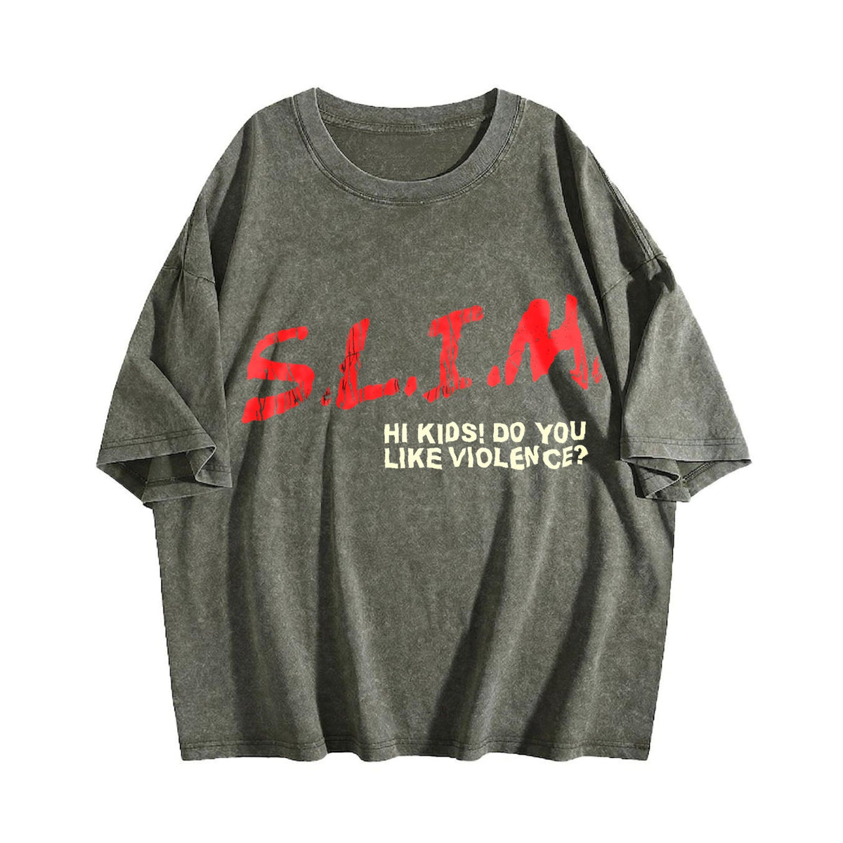 Short-sleeved Vintage Washed T-Shirt product image 4