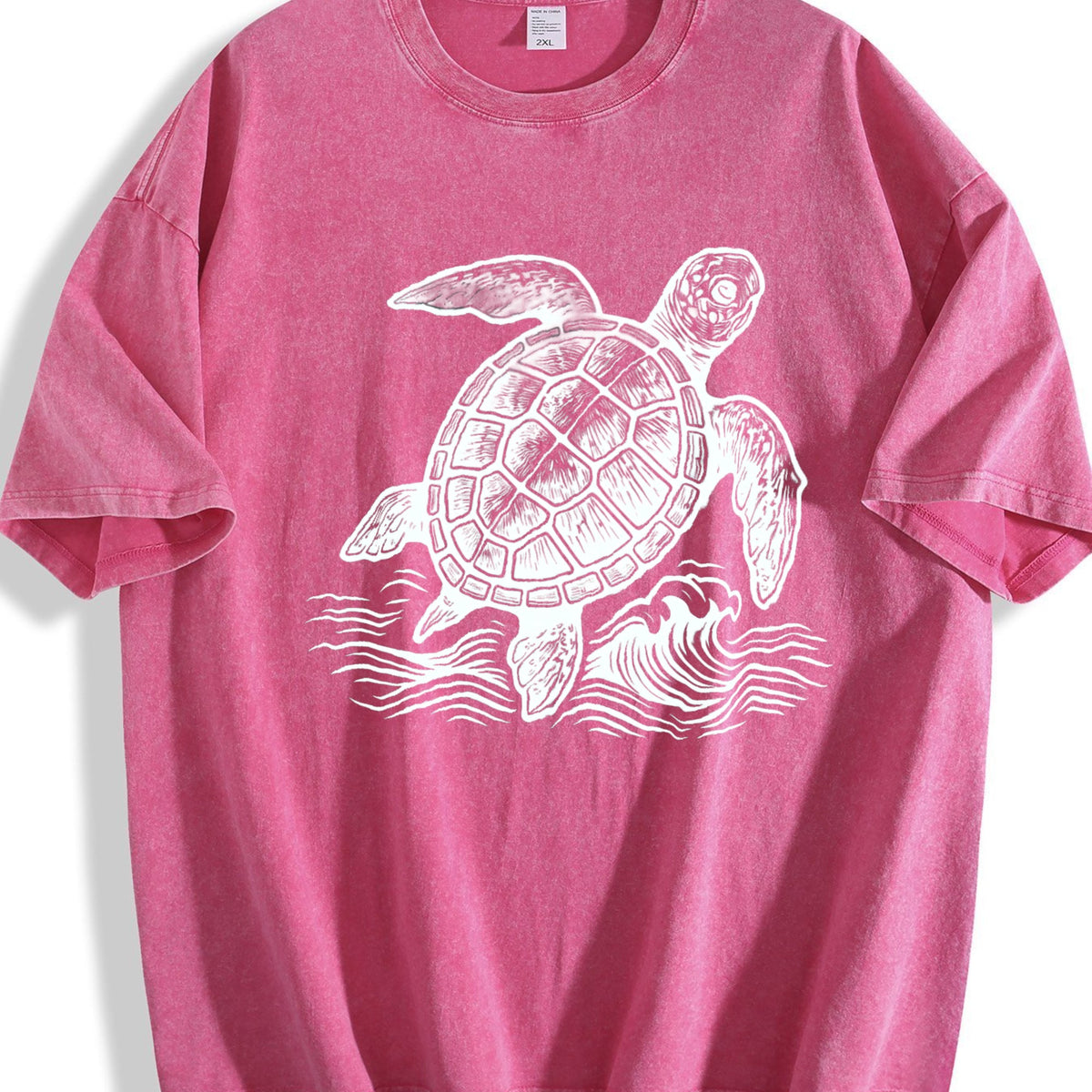 Turtle Ocean 90s Vintage Washed T-Shirt product image 7