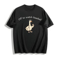 Off To Watch Baseball Goose Cotton T-Shirt product image 1