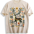 Bohemian Folk Art - Vibrant Deer & Floral Vintage Washed product image 1