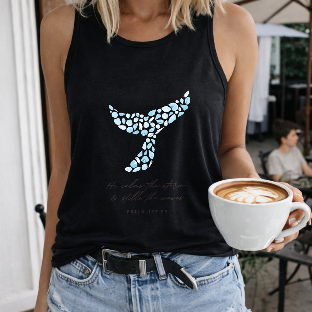 Letter - Racerback Women's Tank Top