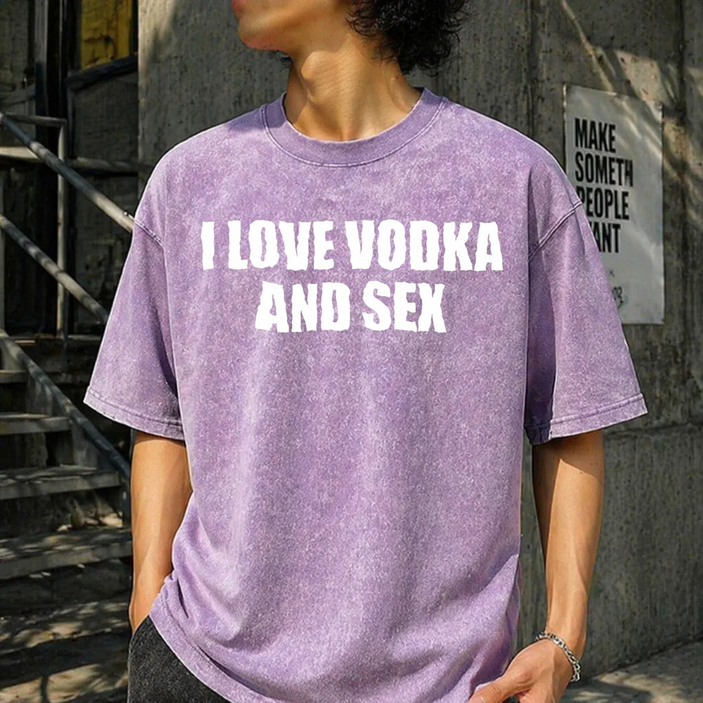 I Love Vodka And Sex Y2K Iconic Funny Meme Club Party product image 6