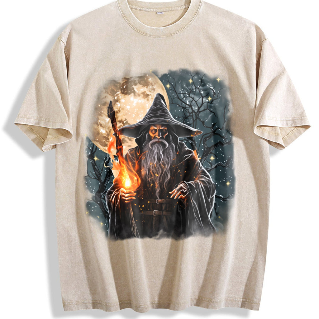 Fantasy Wizard Vintage Washed T-Shirt product image 1
