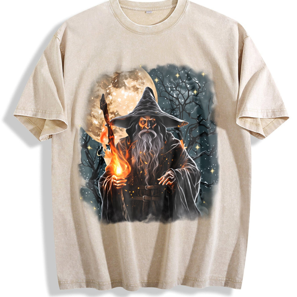 Fantasy Wizard Vintage Washed T-Shirt product image 1