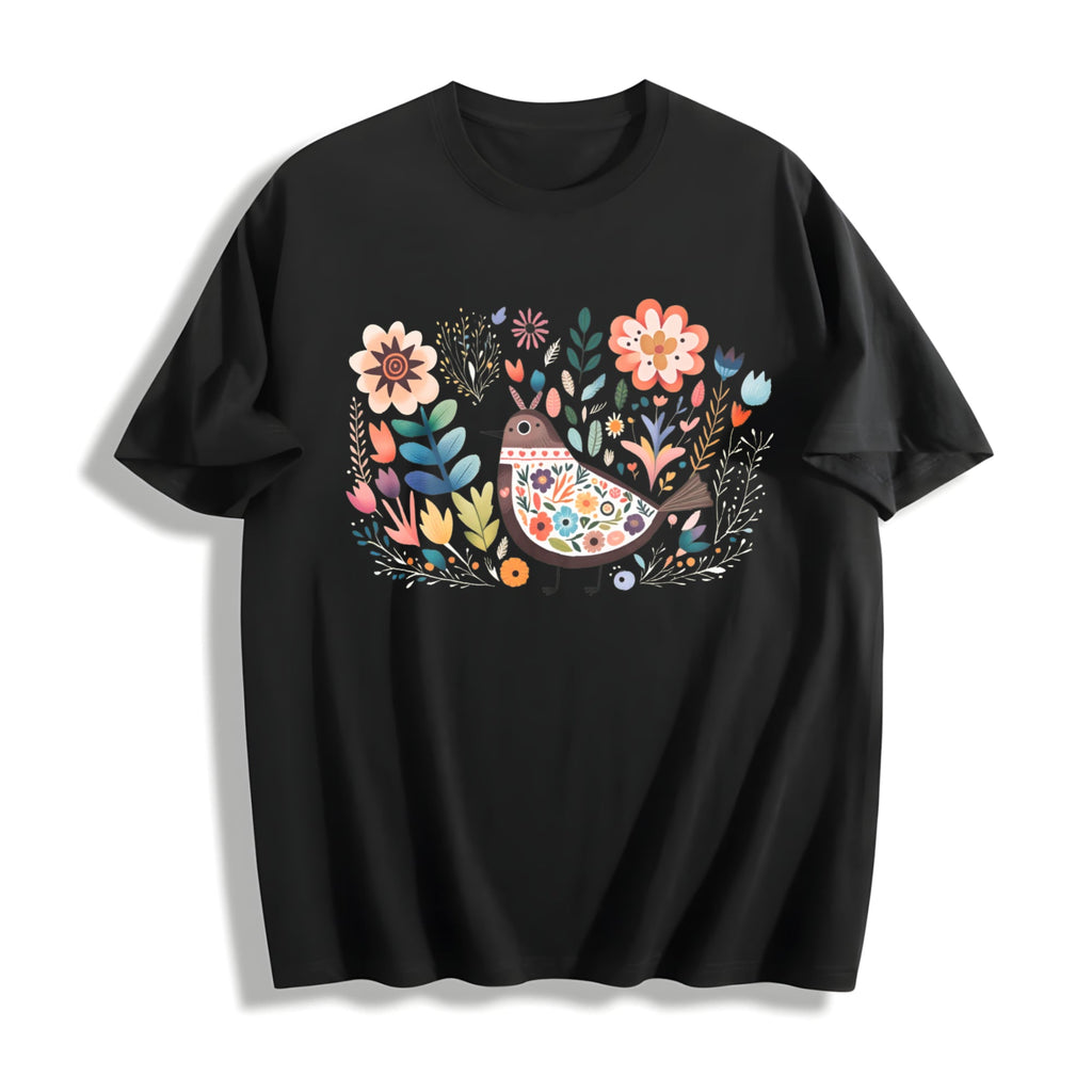 Mexican And Bohemian Cotton T-Shirt product image 1
