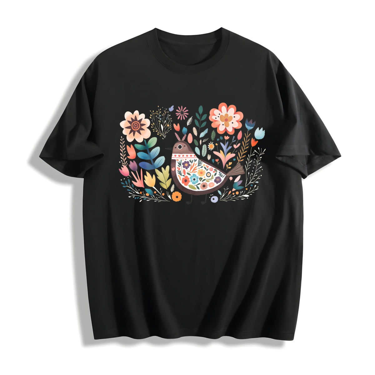 Mexican And Bohemian Cotton T-Shirt product image 1