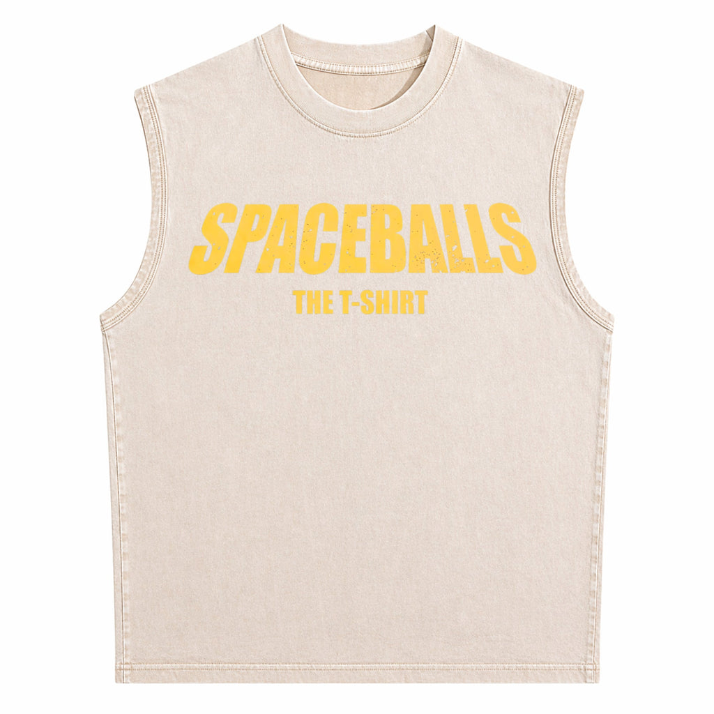 Spaceballs Movie - Classic Sci-fi Comedy Film Fan Men's Washed Tank Top