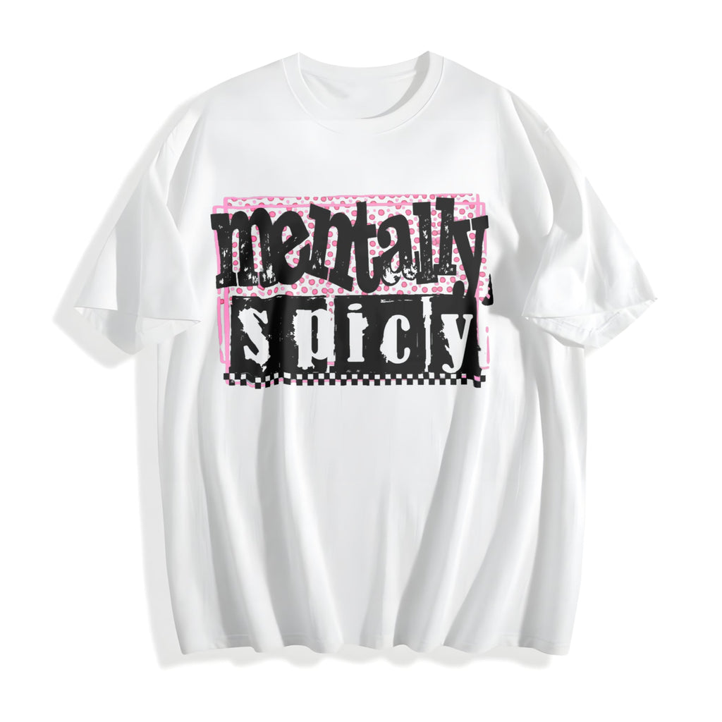 Mentally Spicy Snarky Cotton T-Shirt product image 2
