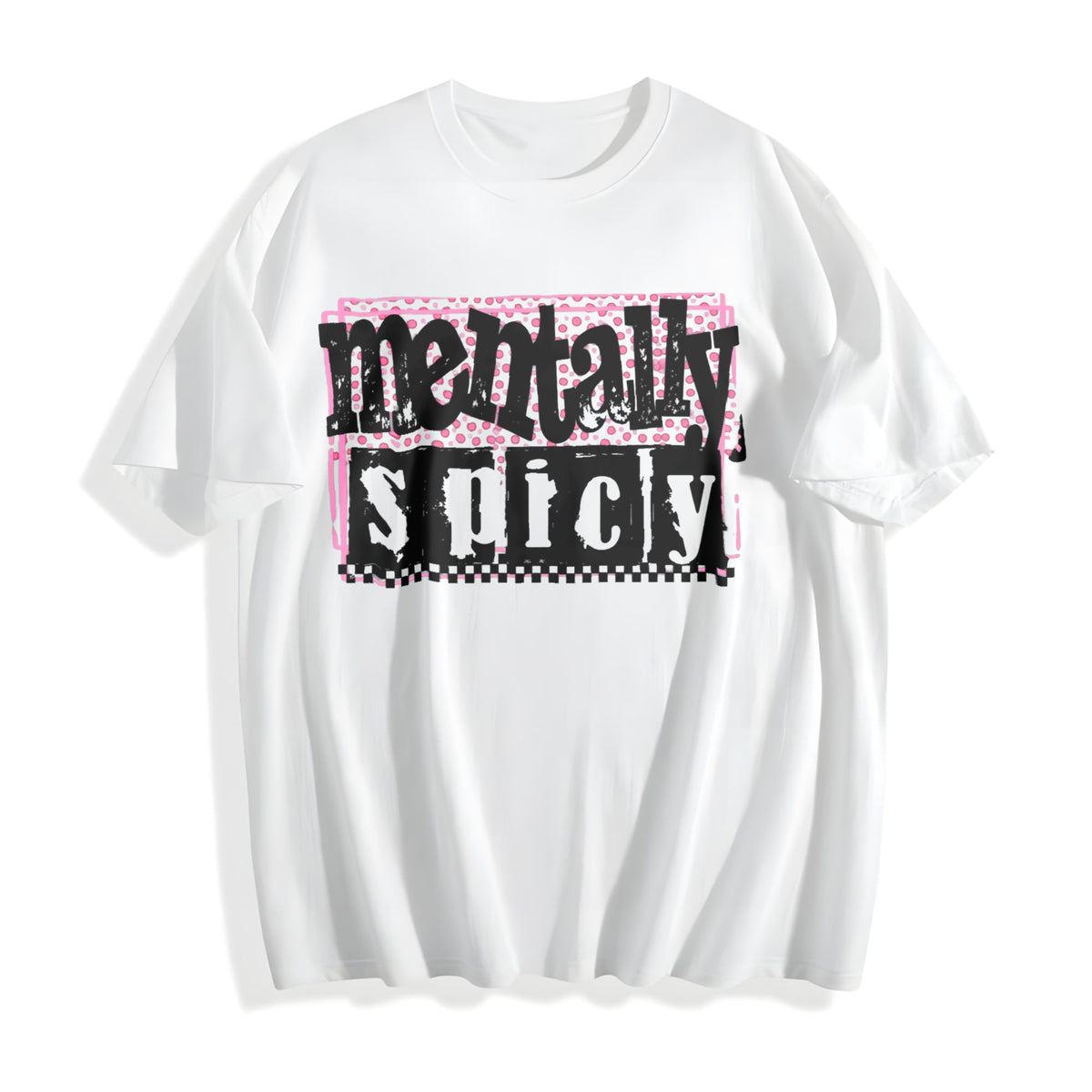 Mentally Spicy Snarky Cotton T-Shirt product image 2