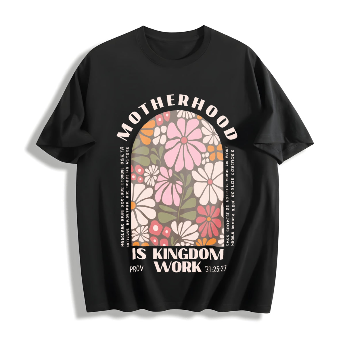 Motherhood Is The Kingdom Of Work Cotton T-Shirt product image 1