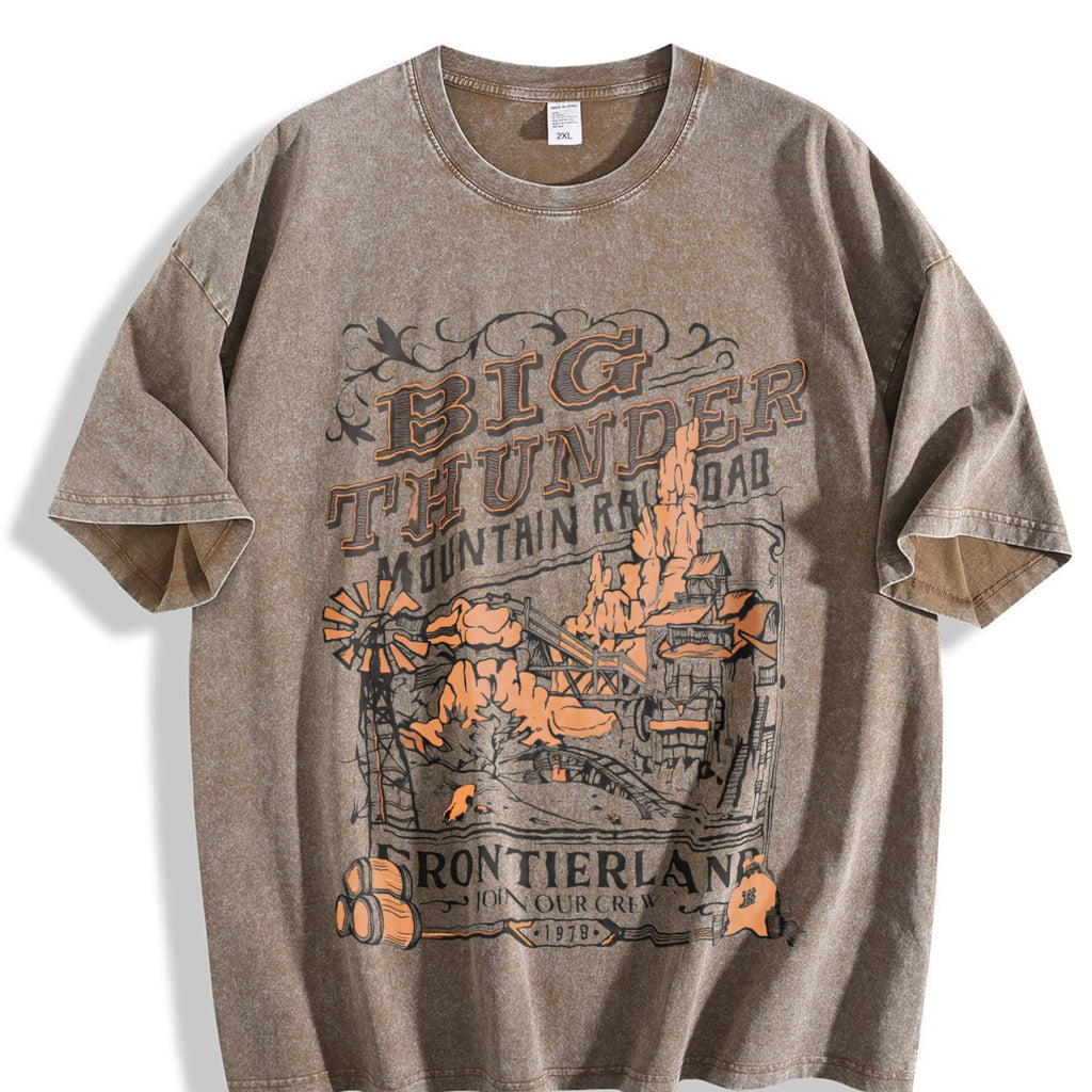 Big Thunder Mountain Railroad Vintage Washed T-Shirt product image 3