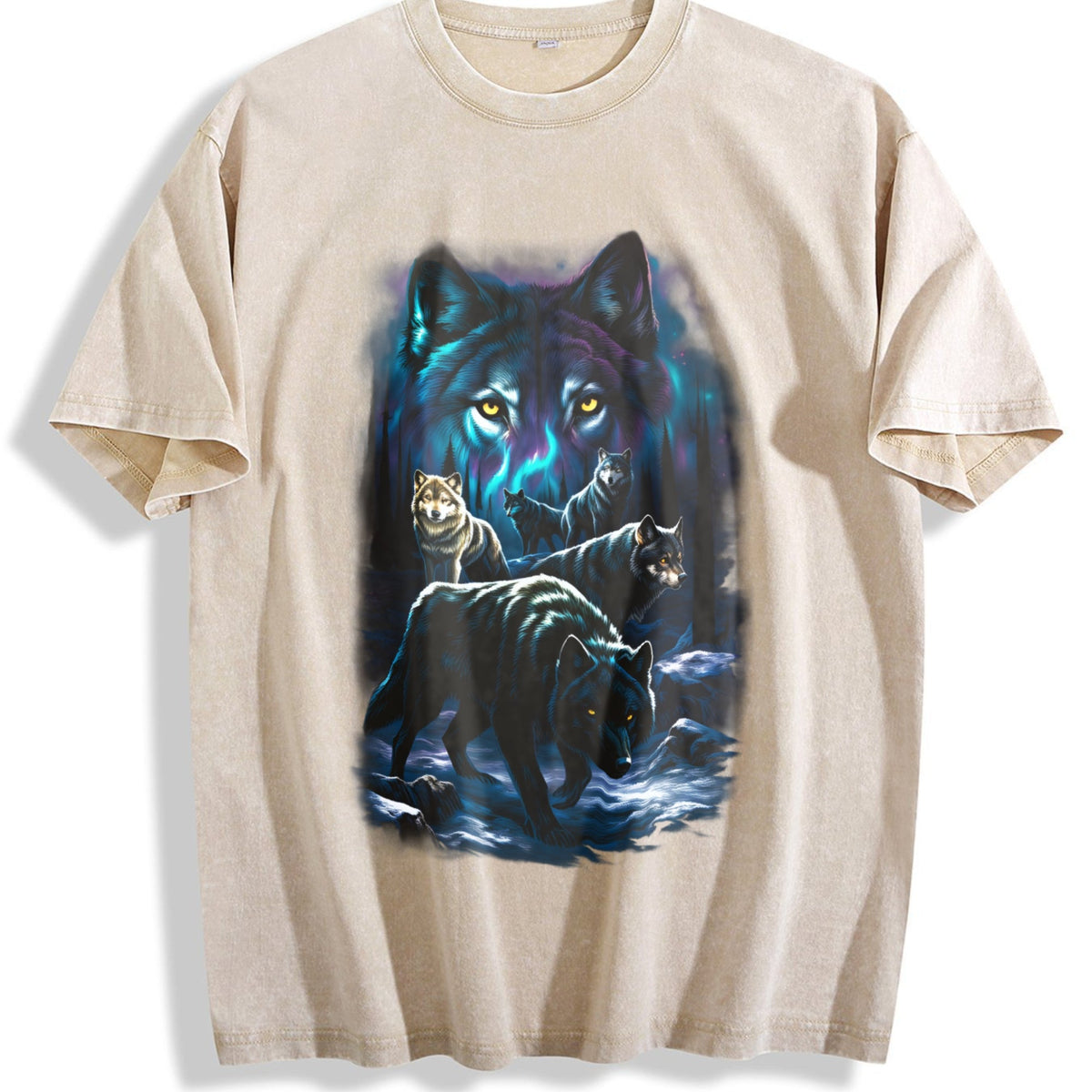 Wolf Pack Classic 90s Vintage Washed T-Shirt product image 1