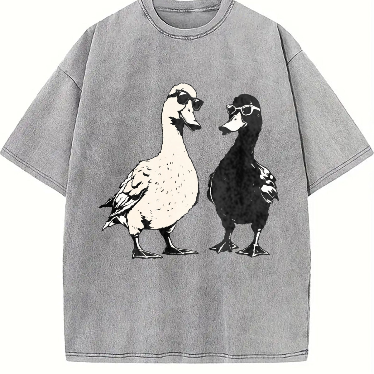 Cool Ducks With Sunglasses Vintage Washed T-Shirt product image 5