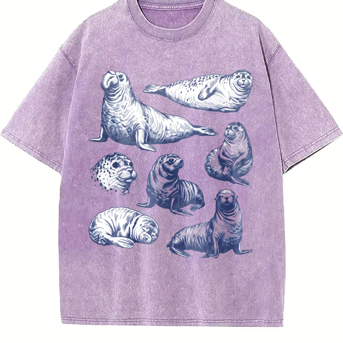 Seal 90s Tattoo Vintage Washed T-Shirt product image 6