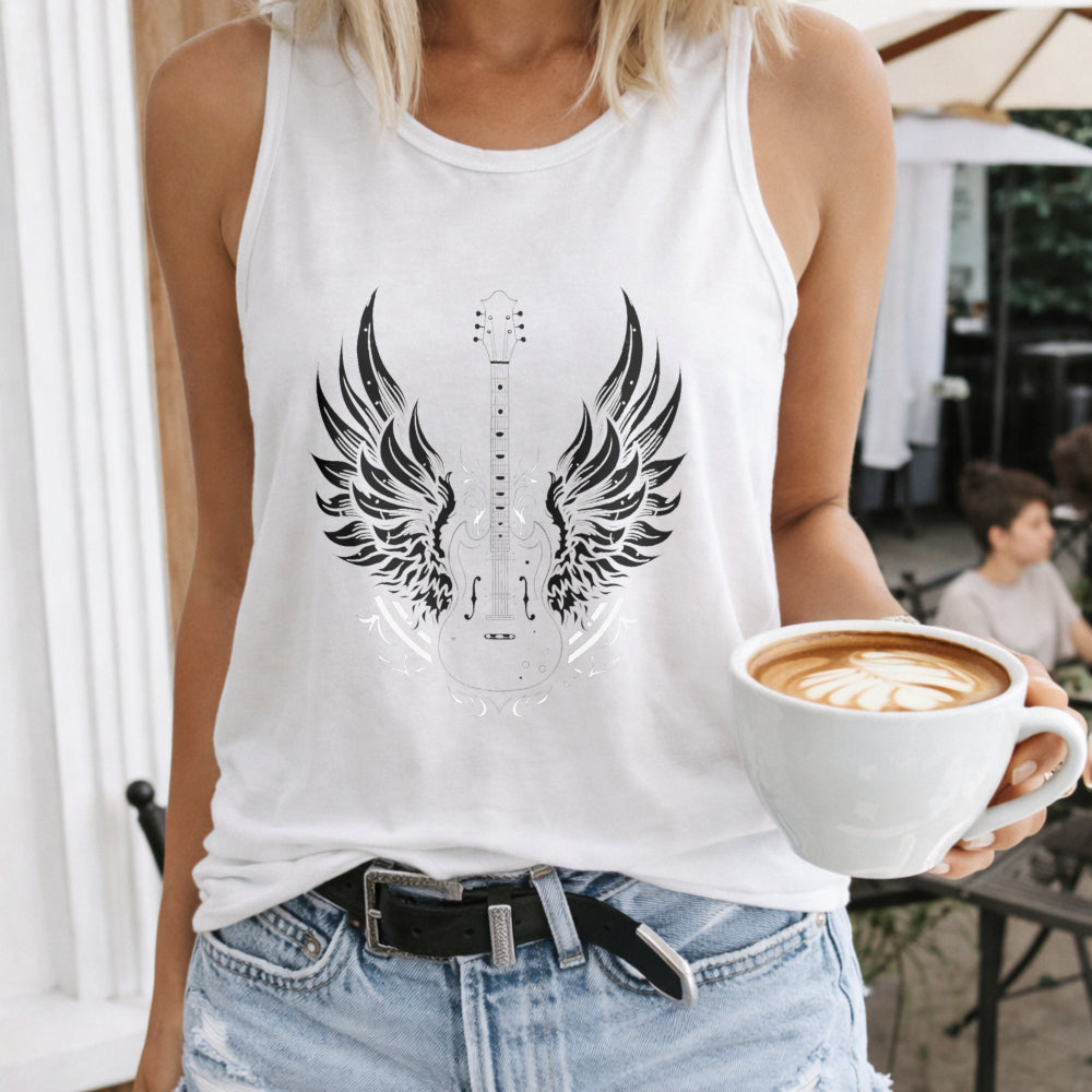 Guitar & Wing Women's Tank Top