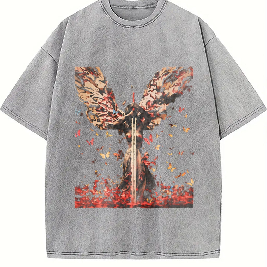 In Japanese Stre Vintage Washed T-Shirt product image 4
