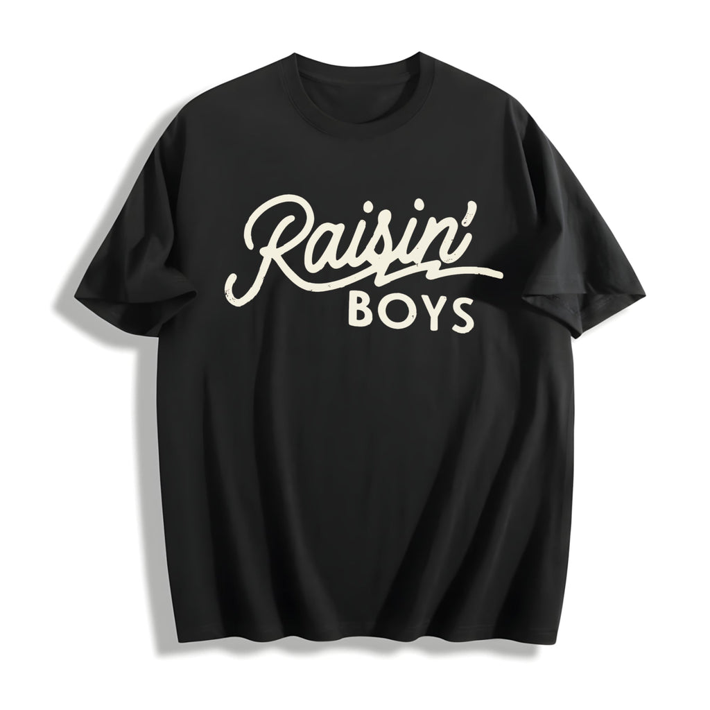 Raising Boys Boy Mom Mama Cotton T-Shirt product image 1
