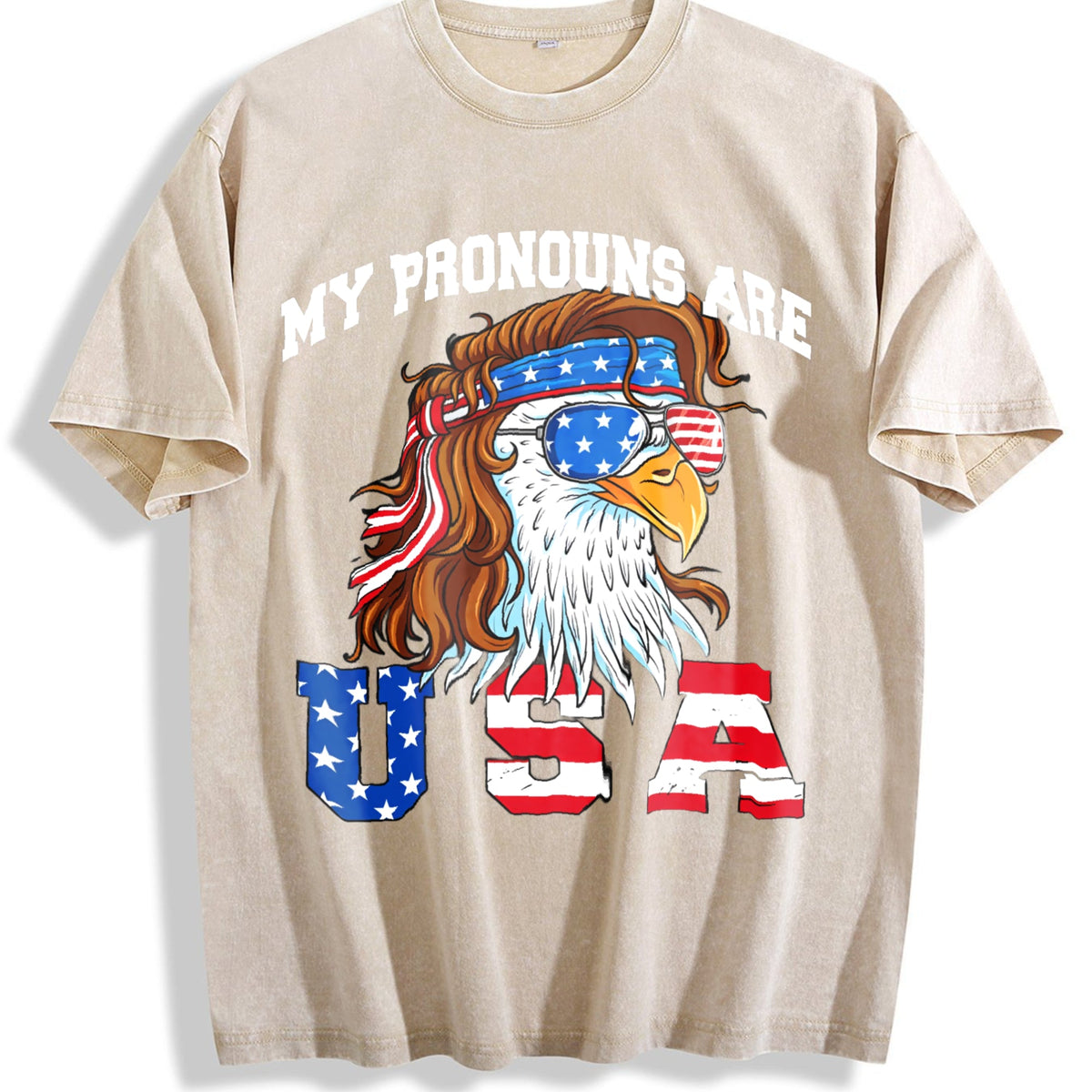 My Pronouns Are USA Eagle American Funny 4th Of July product image 1