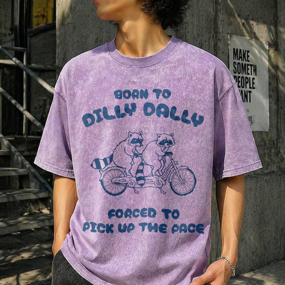 Born To Dilly Dally Vintage Washed T-Shirt product image 6